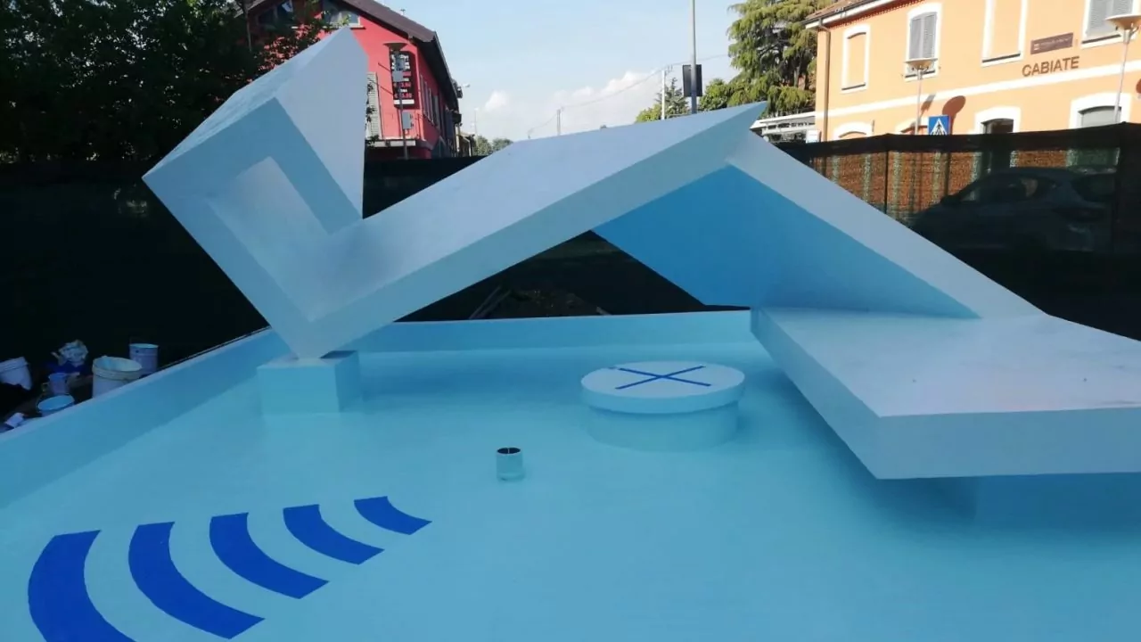 Futuristička fontana (Cabiate - Como)