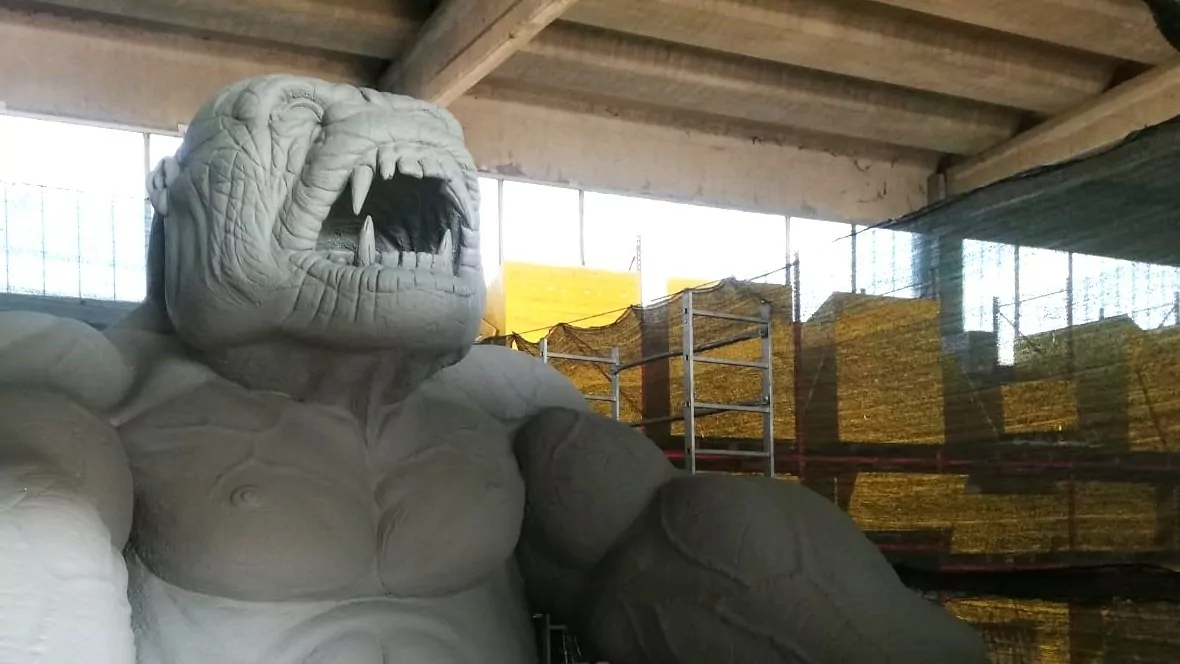 Polistirenska skulptura King Konga (Remedello - BS)