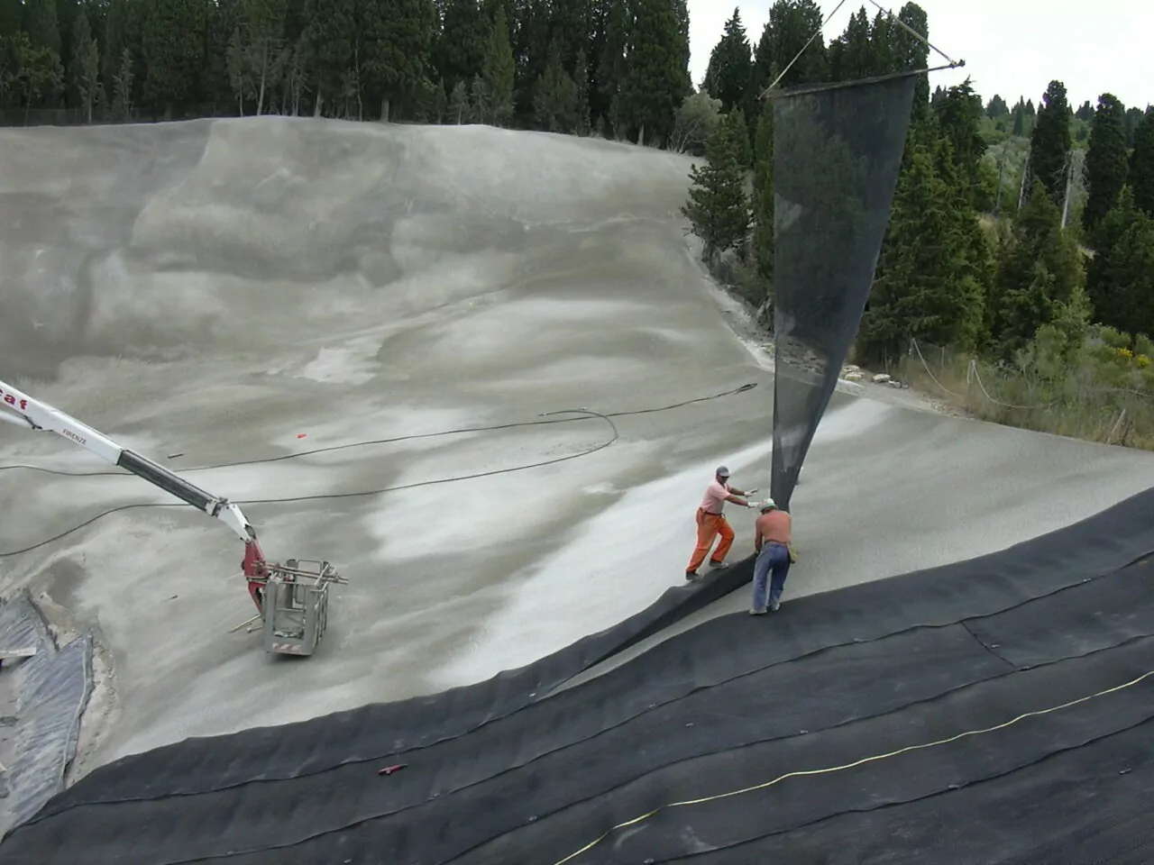 Nasip u bivšem kamenolomu (Palastreto - Firenca)